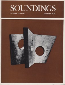 Soundings, Autumn 1970
