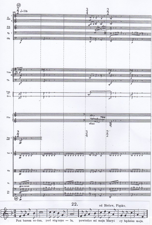 WL KO:Finale, fig.69 + folk tune